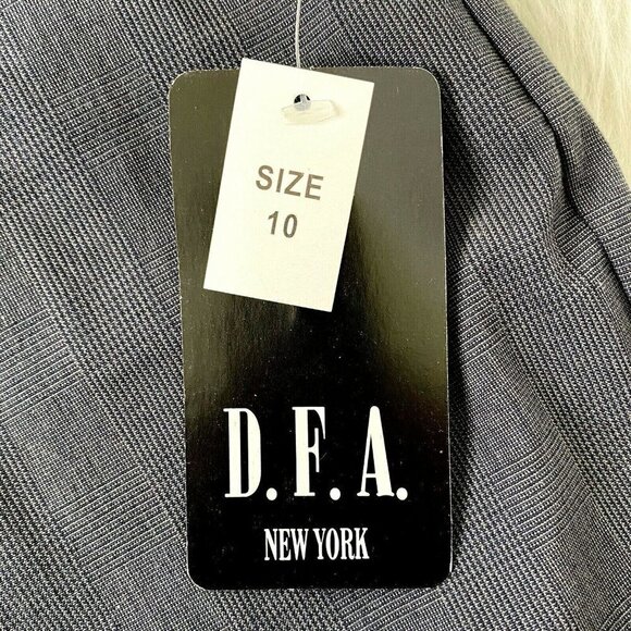 D.F.A. New York Women's size 10 Capris Cropped Pants Slacks Gray NEW - Picture 5 of 9